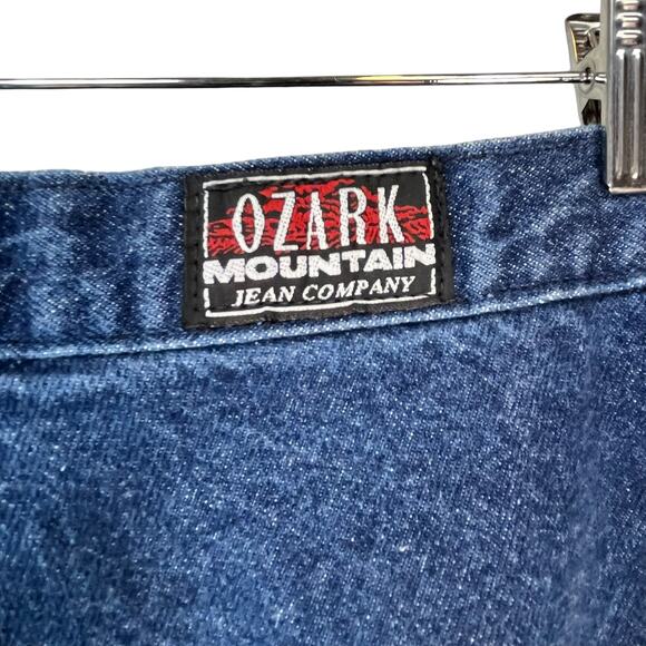 Ozark Mountain Jean Co. Vintage Women’s USA‎ High Rise Bareback Blue Jeans 13/14 - Picture 5 of 7